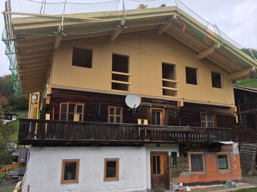 Holzbau Zimmerei Aufstockung Holzriegelbau Pinzgau 2